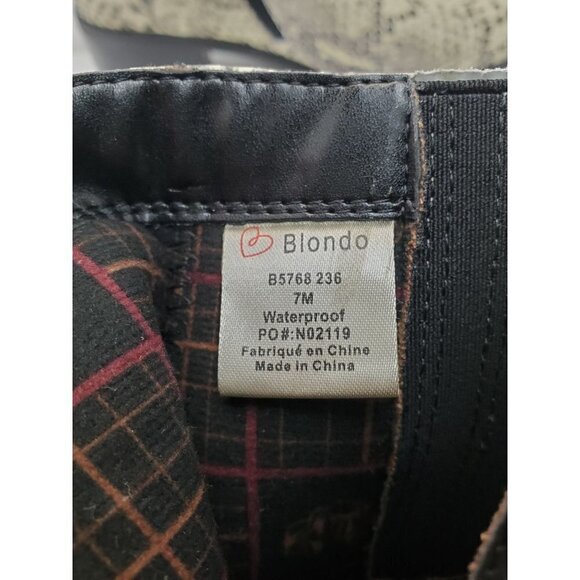 Blondo 7 Elvina Waterproof Leather Bootie Snakeskin Print - Picture 14 of 15